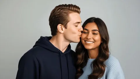AI Kissing Generator - Cheek Kiss