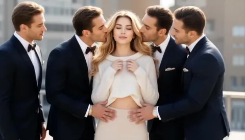 AI Kissing Generator - Multiple People Kissing